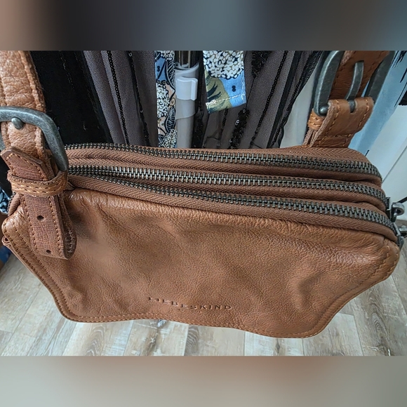 Liebeskind Tan Leather Messenger Bag - Picture 2 of 14